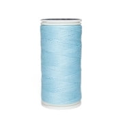 Caja 12 Pzas Hilo Azul Verdoso Coats Poliéster Liso 3 Cabos Fibra Corta Coats T6980-0020