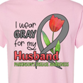 thumbnail image 4 of Inktastic I Wear Gray for My Husband Parkinsons Disease Awareness with Tulip T-Shirt, 4 of 5