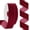 Maroon, variant on 1.5 Inch Velvet Ribbon, 20 Yards Single Face Thin Ribbon black