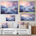 thumbnail image 4 of Designart "Kawaii-Style Landscape In Alaska II" Glacier Floater Framed Wall Art Living Room, 4 of 5
