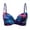 A-Dark Purple3, variant on Womens Bikini Top Tropical Leaf Print Underwire Adjustable Strap Beach Swimsuit Tops