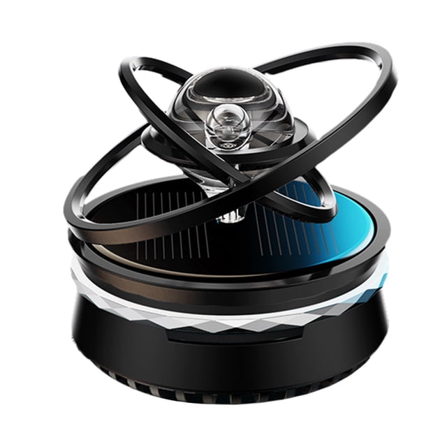 Car Aromatherapy Diffuser Solar Energy Space Purifier For Car Interior Autorotation Decoration Accessories