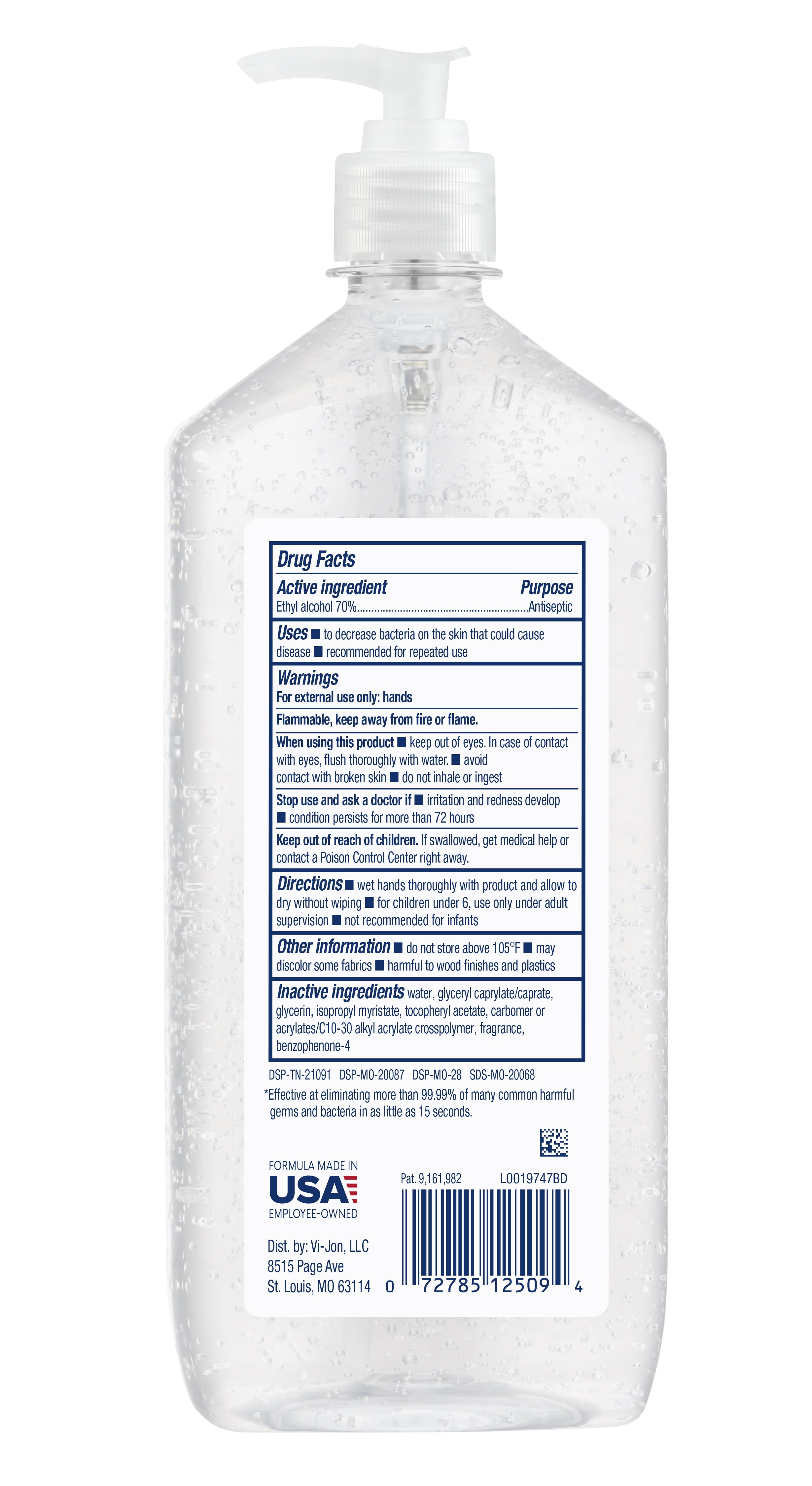 (4 pack) Germ-X Advanced Hand Sanitizer with Pump, Alcohol & Moisturizers, Original Fresh Scent, 33.8 fl oz.