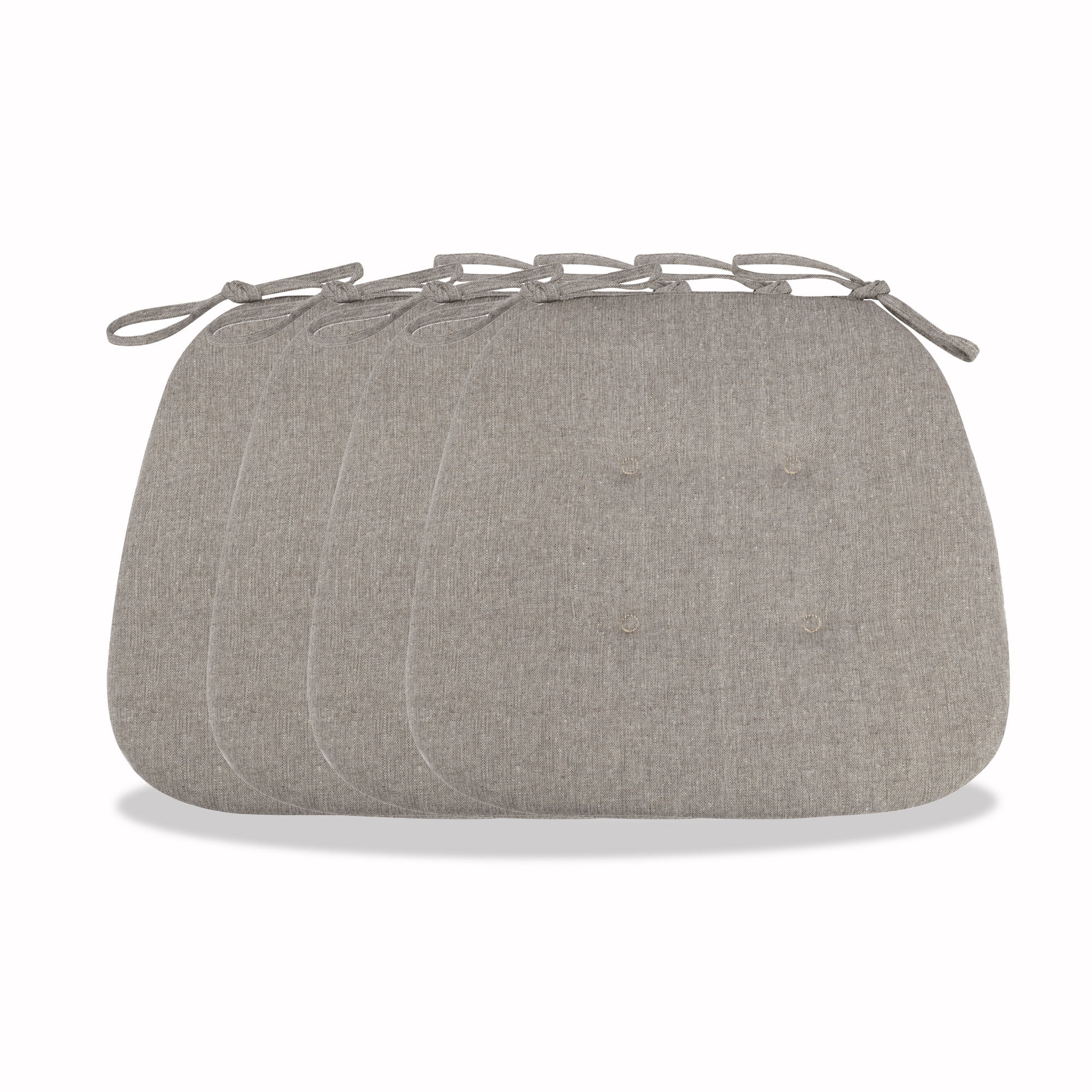 SAYFUT Outdoor Seat Pads Seat Cushions Solid Waterproof Patio Seat Chair Cushions 17 x 16 Rounded Square Patio Cushions