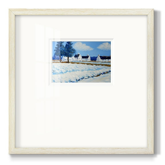 Winter Barn VPremium Framed Print