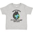 thumbnail image 3 of Inktastic Save Earth It's the Only Planet with Cats with Black Cat Boys or Girls Baby T-Shirt, 3 of 5