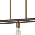 thumbnail image 5 of 3355DZ Hinkley Lighting Fulton - 7 Light Open Frame Linear Chandelier in Transitional-Industrial Style - 65 Inches Wide by 9.75 Inches High-Aged Zinc, 5 of 6