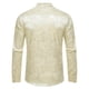 thumbnail image 4 of Tops para hombre, camisas, blusas, elegantes, informales, camisas de manga larga, moda sólida, cuello levantado, botón chino, camisa de dragón oscuro, Top Odeerbi ODB-5, 4 of 9