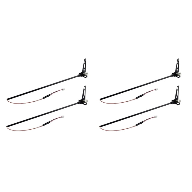Juego de Motor de Cola de 4 Piezas para XK K110 V977 RC Helicóptero Piezas de Actualización Accesorios de Repuesto