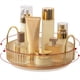 thumbnail image 2 of Organizador de maquillaje INVSSENE, giratorio 360°, 1 nivel, amarillo, 2 of 6