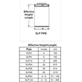 thumbnail image 1 of SLP  24 in. Pipe Length Galvanized Venting Component for Gas Fireplaces & Gas Stoves, 1 of 1