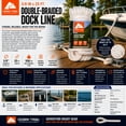 thumbnail image 2 of Ozark Trail Double-Braided Nylon Marine Dock Line, 3/8 in x 25 ft, Up to 20 ft Boats, 550 lb Maximum Working Load, White, 2 of 12