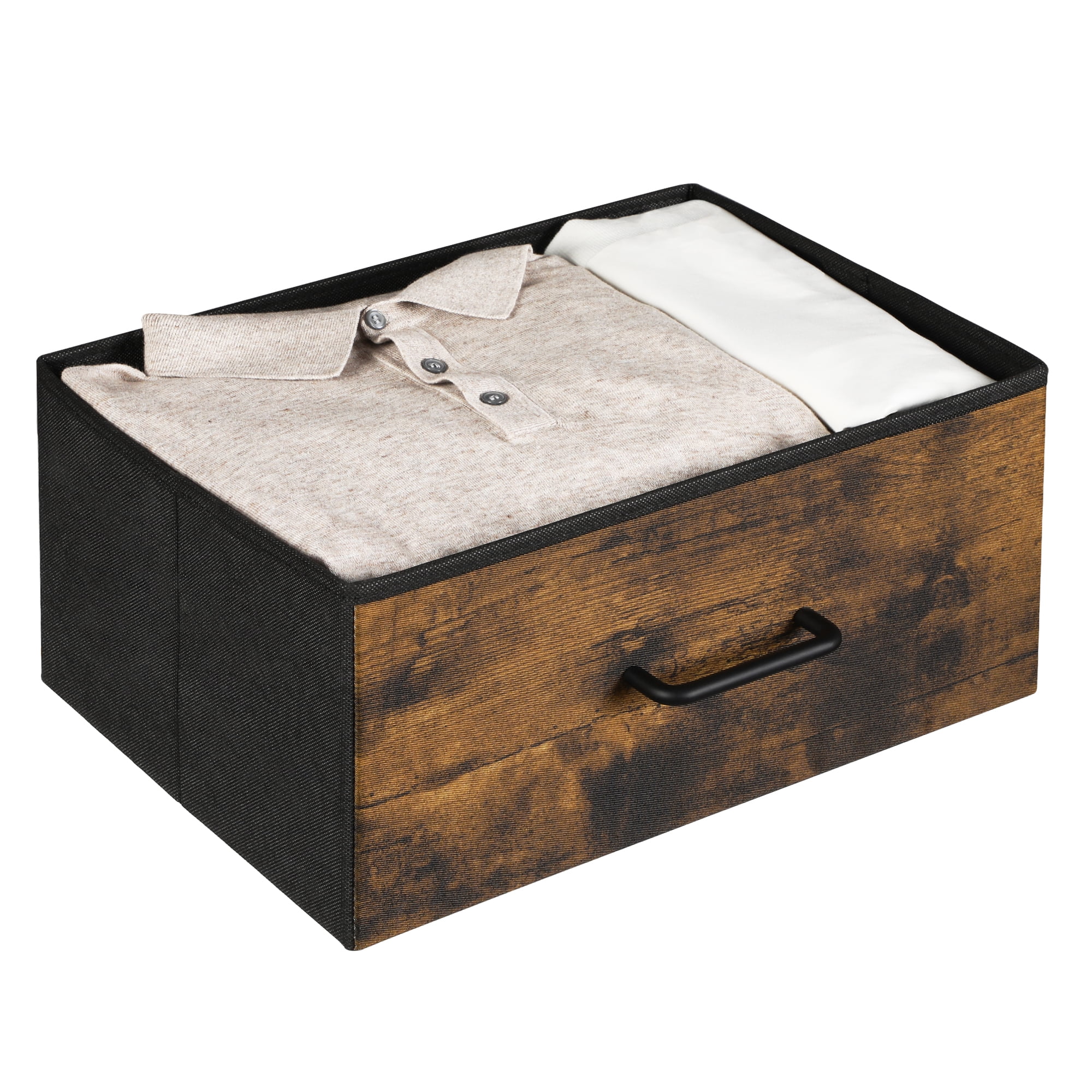 SONGMICS HOME Commode à tiroirs, commode de rangement pour placard, commode à tiroirs, 8 tiroirs en tissu et cadre en métal avec poignées
