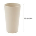 thumbnail image 3 of Wheat Straw Unbreakable Cup - Reusable Drinking Glasses - Dishwasher Safe Tumbler - BPA Free & Eco-Friendly 600ml, 3 of 3