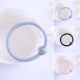 thumbnail image 3 of Hair Ring Rhinestone Decoration Hair Accessory Women Belt Wide Solid Color Thick Multi Small Holes Adjustable Firm Stitching Skirt Waistband, 3 of 5