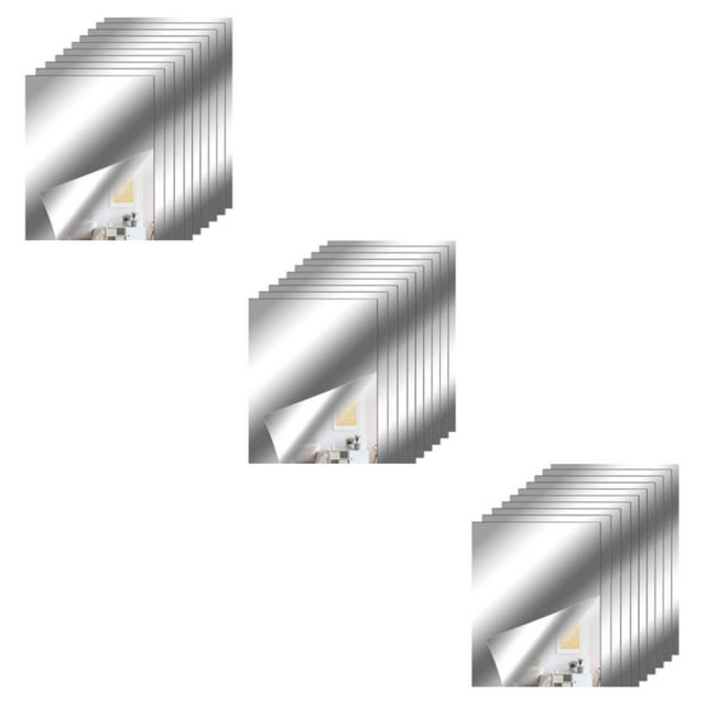 Guardoinrt 6pack/lot Non Glass Mirror Stickers Add Touch Of Elegance To Any Space Easy To Past 3Set