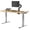 Maple / Grey, variant on Desky Dual Hardwood Sit Stand Desk - White Ash / 48 X 30 Inches / Gray