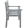 thumbnail image 6 of vidaXL Patio Furniture 3 Seater Outdoor Bench with Cushion Eucalyptus Wood, 6 of 80