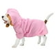 thumbnail image 3 of Sudadera con capucha de poliéster para mascotas, cálida, para invierno, para perros, cachorros y gatos (rosa XXL), 3 of 10
