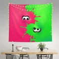 thumbnail image 4 of Splatoon Wall Tapestry Cartoon Poster Wall Hanging Tapestry for College Dorm Living Room Bedroom Decoration 60x80 Inch, 4 of 7