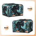 thumbnail image 3 of Haiem Black Panther Floral Illustration Print Toaster Covers 4 Slice Wide Slot,Bread Dust Cover & Fingerprint Protection,Bread Machine Cover,Appliance Covers, 3 of 7