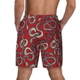 thumbnail image 4 of Goofa Snake Printed Men's Swim Trunks Board Shorts Quick Dry Mens Swimming Trunks with Compression Liner,Breathable Fit Hawaii Beach Shorts-X-Large, 4 of 9