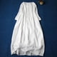 thumbnail image 3 of Vestidos Prolriy Primavera Verano 2024 para Mujer, Vestidos Casuales de Bautizo de Algodón y Lino, Vestidos de Niña, Vestidos de Verano para Mujer, Vestidos de Mujer Blancos XXL, 3 of 5