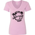 thumbnail image 3 of Inktastic Next Stop Sanibel Island, Florida Women's V-Neck T-Shirt, 3 of 5