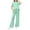 #A09-Light Green, variant on Abcomgle Girls 2 Piece Outfits 4-16 Polka Dot Short Sleeve T-Shirts and Wide Leg Pants Set Cute Casual Summer Sets for Girls,13-14 Years