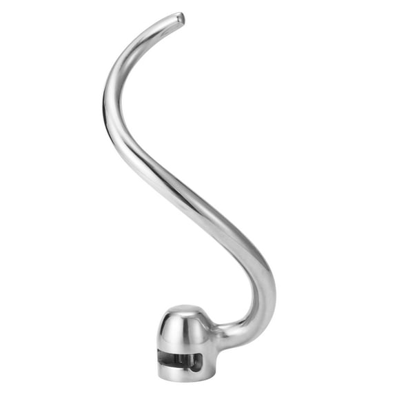 Stainless Steel Dough Hook for KitchenAid Bowl-L Professional 600&Pro 5 Plus Mixer, Heavy Duty, Dishwasher Safe Fit for KSM5 KV25G0X KV25G8X KV25H0X KP26M1X KP26M8X