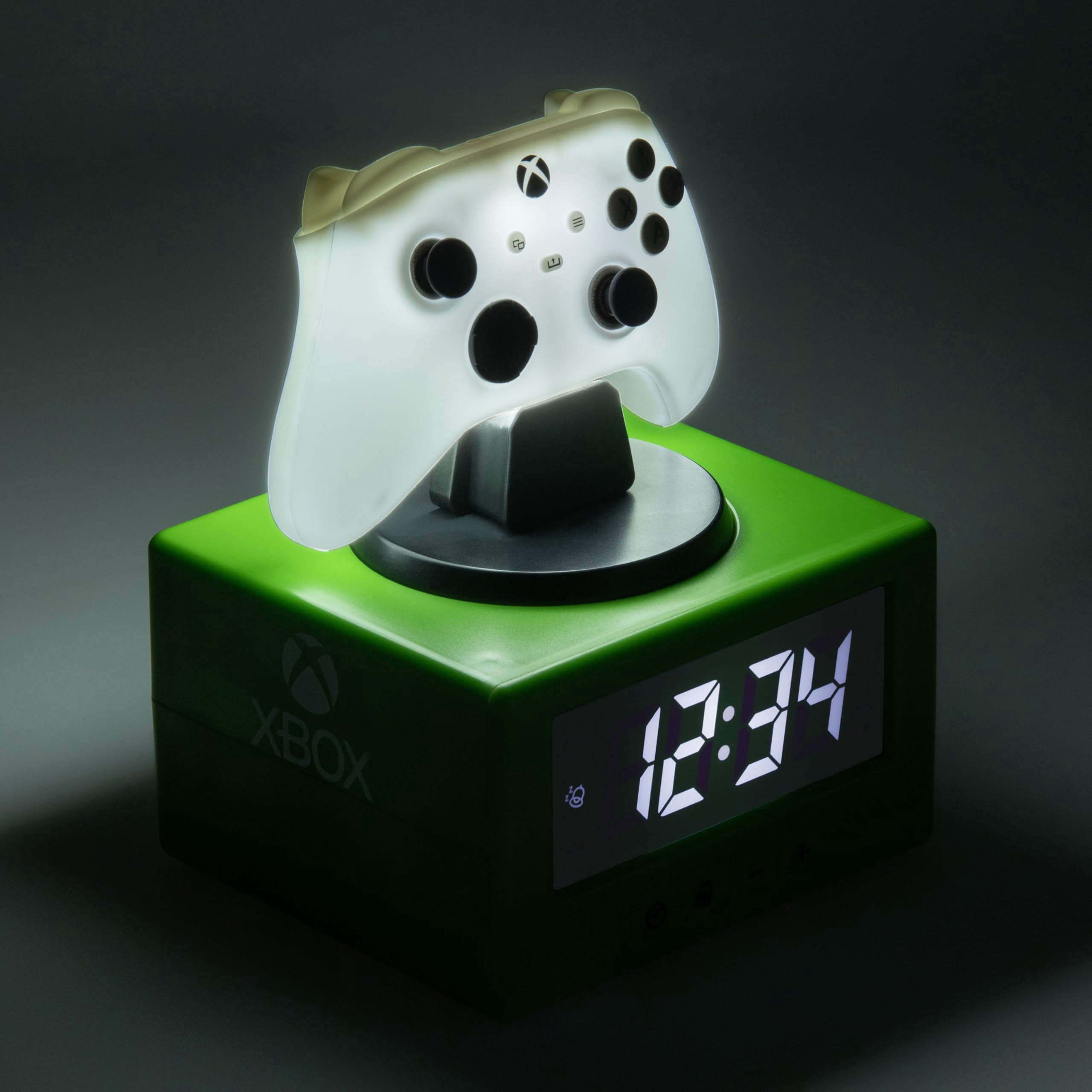 Xbox Controller Digital Alarm Clock with Night Light Function, Officially Licensed Gaming & Bedroom Décor for Kids, Adults, Boys, Men, Gifts for Gamers | Paladone