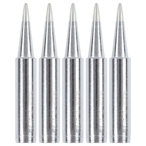 Kit de 5 puntas para soldador BGA, estación de soldadura con calefacción interna de cobre, cabezal de soldadura eléctrico (900MT1.2D)