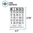 thumbnail image 3 of Baraja de cartas de bingo Regal Bingo Classic, reutilizable, 200 unidades, color blanco, 3 of 9