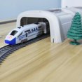 thumbnail image 4 of 50pcs Simulation High Speed Rail Trains Electric Trains Harmony  Trains Model Set Overpass Piers Tunnels Carriage, 4 of 8