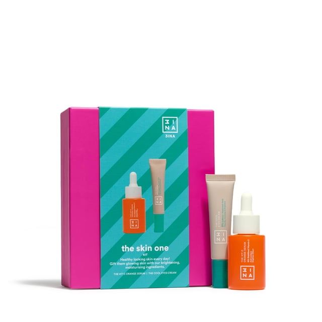Set de Cuidado Facial 3INA The Skin One Sérum Vitamina C y Crema para Ojos