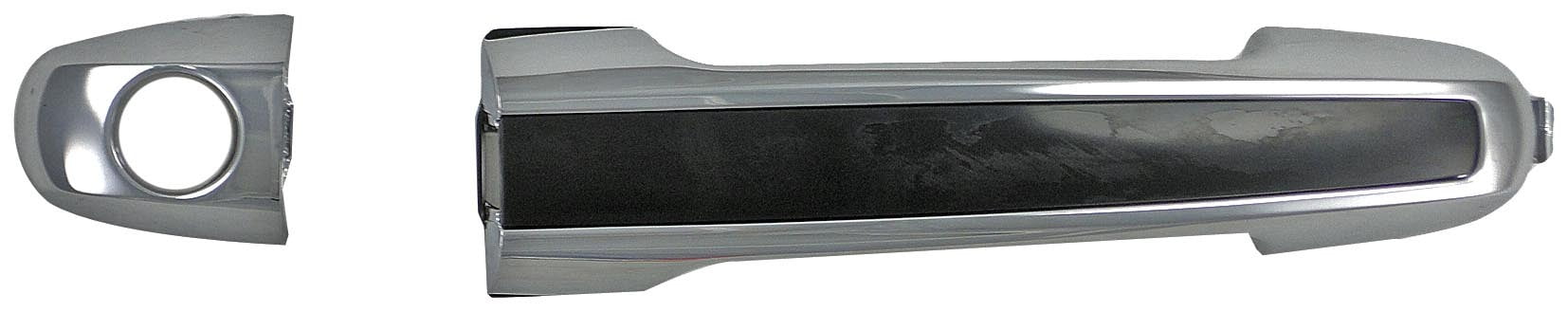 Dorman 82267 Front Driver Side Exterior Door Handle for Specific Hyundai Models, Chrome Lever with Black Insert