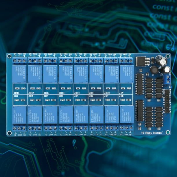 Board Relay Control Board Relay 12 Relay Module 16 Channel Relay Module ...