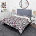 thumbnail image 3 of Designart 'Glam Leopard Pattern' Mid-Century Modern Duvet Cover Set, 3 of 4