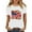 White, variant on Cavosen American Flag T Shirts Women Petite Patriotic Short Sleeve Crew Neck Tops USA Star Striped Print T Shirts Lady XL Independence Day Casual Tops 4th of July Tunic Tees 2025 Patriotic Clothes