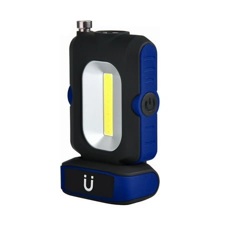 Multifunctional Flashlight COB Multifunctional Rechargeable With Magnet Stander High Lightness Stretchable Antenna Flashlight Working Lamp ()