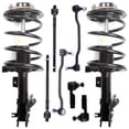 thumbnail image 3 of CCIYU Complete Suspension Kit Fits 2004 2005 2006 2007 2008 for Nissan Maxima Includes Front Strut Spring Assembly Stabilizer Bar Link Kit Tie Rod End, 3 of 5