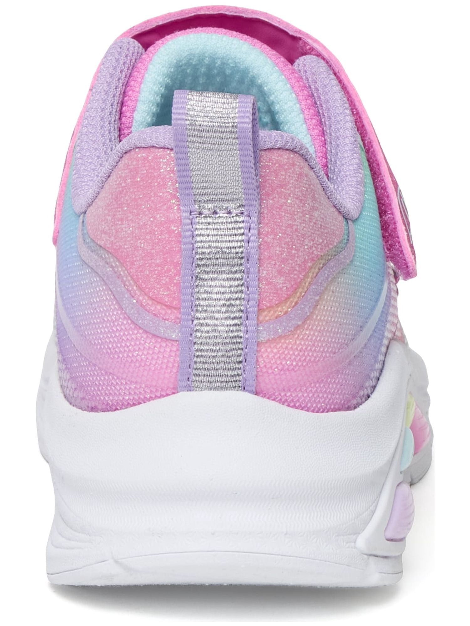 Skechers Kids Rainbow Flash Strap Lighted Athletic Shoe