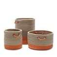 thumbnail image 2 of IN41A012X012 Marina Basket - Orange 12"x12"x12" Basket, 100% Polypropylene - Round., 2 of 2