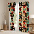 thumbnail image 3 of Homewish Hippie Aztec Blackout Curtains Set of 2 (52x84 Each) For Boys Girls,Bohemian Hippie Window Curtains,Exotic Style Curtains and Drapes,Super Cozy Room Decor, 3 of 6