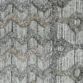 thumbnail image 3 of RUGSOTIC CARPETS HAND WOVEN FLAT WEAVE KILIM POLYESTER ECO-FRIENDLY AREA RUGS - 4'x6', Rectangle, Light Gray, Contemporary Modern Design, Low Pile Handmade Area Rugs for Living Room, Bed Room (DP0009), 3 of 9