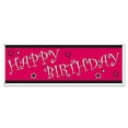 thumbnail image 2 of Party Decoration Happy Birthday Sign Banner 5' X 21" - 12 Pack (1 Per Package), 2 of 2