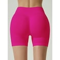 thumbnail image 5 of Chiclily Womens High Waisted Quick-Dry Shorts with 4-Way Stretch Technology for Daily & Sports Activities, Rose Red L, 5 of 6
