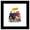 Black Framed Version, variant on Gallery Pops Seinfeld - NYC Taxi Group Logo Wall Art, Unframed Version, 12" x 12"