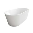 thumbnail image 5 of Elegant Kitchen & Bath BT30759GW-WHT 59 in. Bathtub, Glossy White with Polished White Trim, 5 of 8