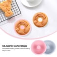 thumbnail image 4 of OULII 2Pcs Silicone Mould Donuts Food Grade Non Stick Baking Supplies For Kids 4 Inch, 4 of 7